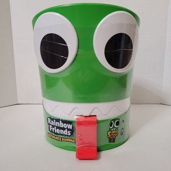 Rainbow Friends Ultimate Bundle Figure Playset 5 Piece Set Green Series 3 Roblox - Picture 1 of 5